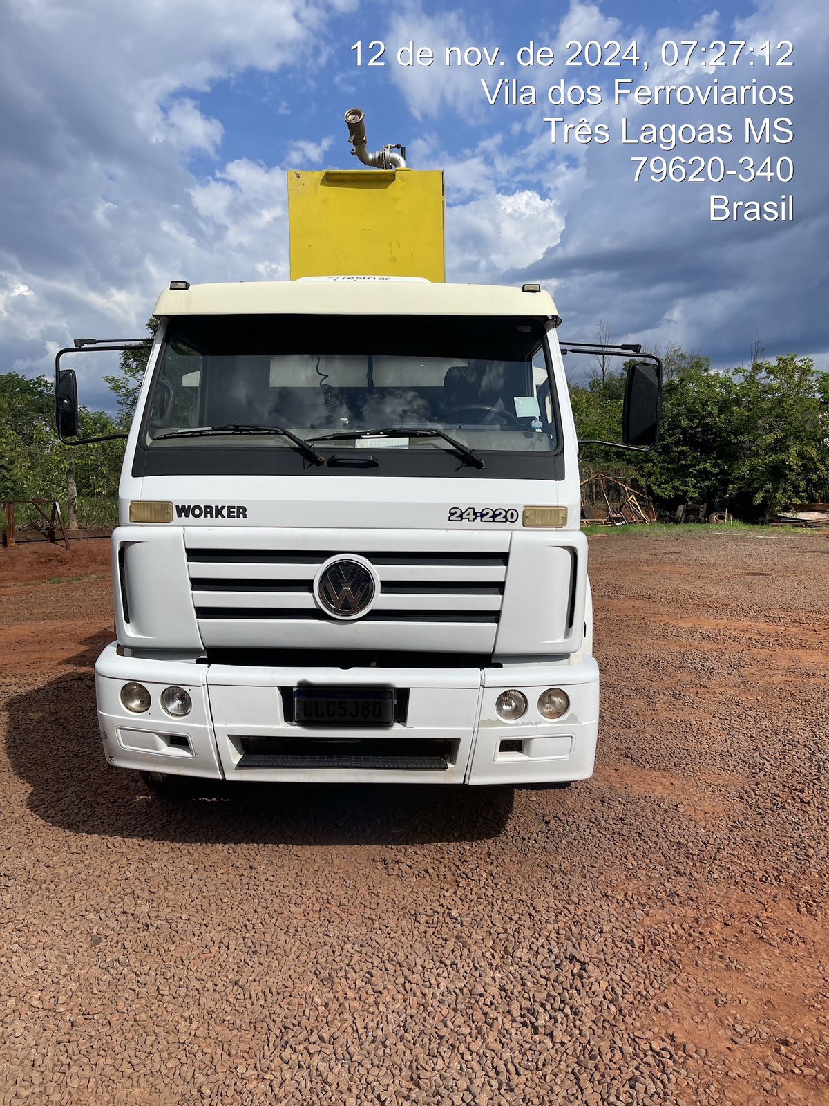 Caminhão Pipa 1 para Três Lagoas